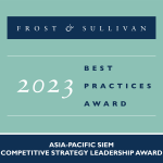 LogRhythm won 2023 Frost & Sullivan APAC Competitive Strategy Leadership Award